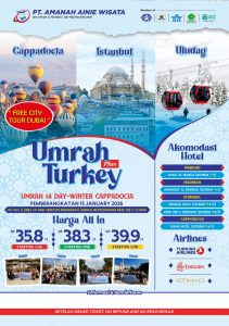 umroh plus turki 14h
